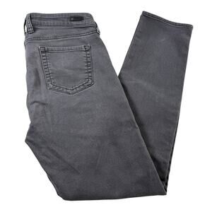 Kut From The Kloth Diana Skinny Jeans Black Size 10 Stretch Denim EUC
